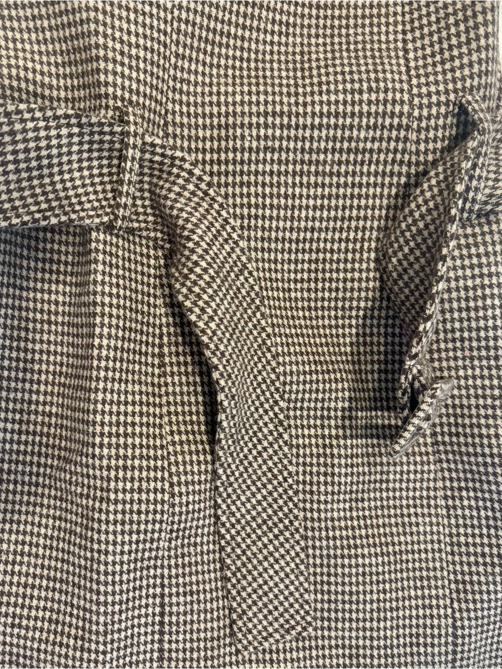 NWT Commense Houndstooth Belted Dress, XS - Picture 4 of 5